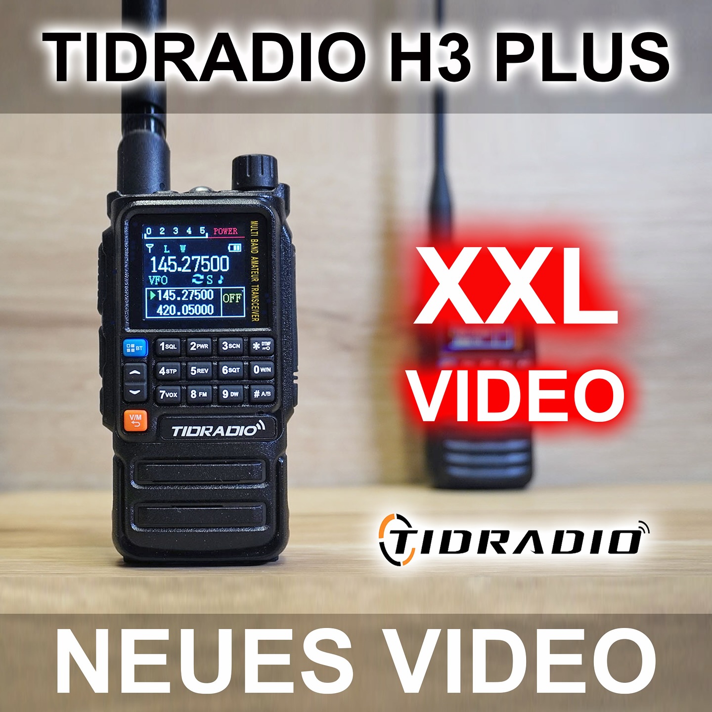 Neues Video: Tidradio H3 Plus inkl. FW-Update & SMS-Funktion Link: https://youtu.be/PO_pss4GxGg
#tidradio #h3plus #pmr446 #freenet #blackout #krisenfunk #notfunk #bluetooth #H3 #Funkfreunde #cbfunk #DX #UHF #VHF #Urlaub #fun #hobby