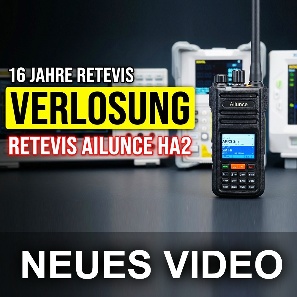 In meinem neuen Video könnt ihr ein RETEVIS AILUNCE HA2 gewinnen! Macht mit! LINK: https://youtu.be/sgwZY4rJFmM #retevis #afu #cbfunk #outdoor #blackout