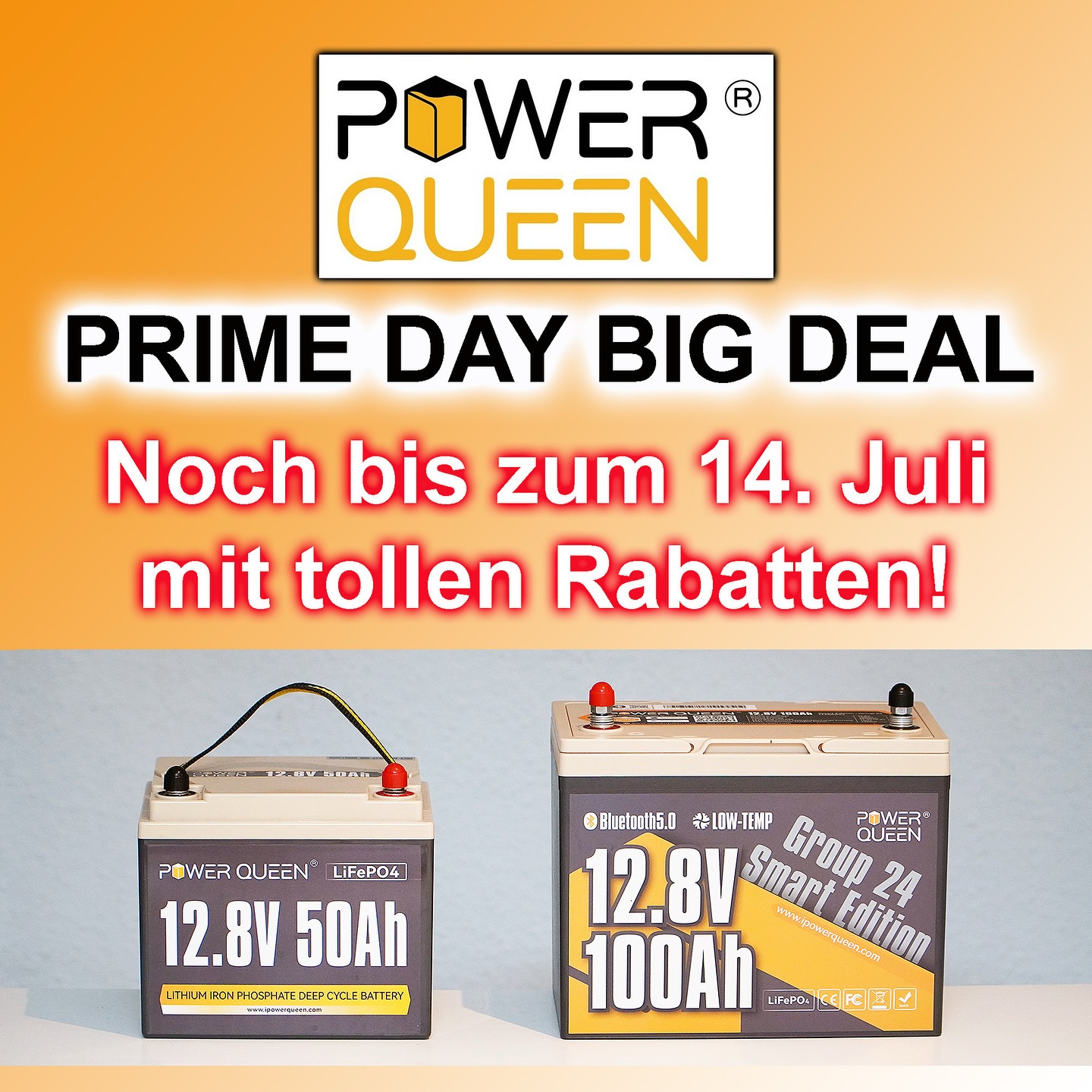 (WERBUNG) Aktuell gibt es wieder eine tolle Rabattaktion bei POWER QUEEN, wo ihr ordentlich Geld sparen könnt! Schaut mal vorbei. Vielleicht ist ja auch die passende LiFePO4 Batterie für euch dabei! LINK: https://bit.ly/4nFnEAY #lifepo4 #powerqueen #solar #photovoltaik #hamradio #cbfunk #amateurfunk #primeday #rabatt