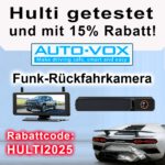 Aktuell wieder tolle Angebote bei AUTO-VOX und weiterhin zusätzlich 15% Rabatt mit dem Code HULTI2025 auf alle Rückfahrkameras! Link zum Angebot: https://bit.ly/49bjtbh (WERBUNG)