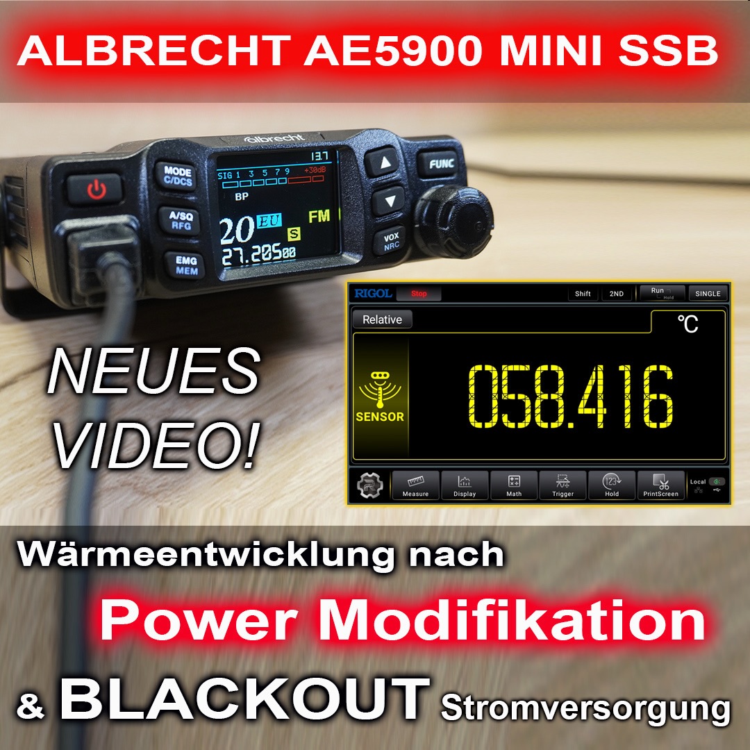 Albrecht AE5900 Mini SSB - Wärmeentwicklung & meine #Blackout Stromversorgung: https://youtu.be/l8MImYthFl0  #albrecht #ae5900  #cbfunk #survival outdoor