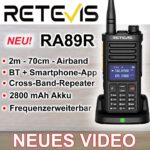 Neues Video zum RETEVIS RA89R - alle Infos zum Gerät, Nebenwellenmessung, Modulation, halt das komplette Paket wie immer auf meinem YouTube Kanal: https://youtu.be/eMv59MDI6yA
#retevis #amateurfunk #primeday #hamradio #blackout