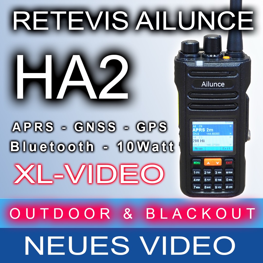 Neues YT XL-Video zum neuen Retevis Ailunce HA2 LINK: https://youtu.be/oTsUXm8gLhI
#retevis #amateurfunk #hamradio #HA2