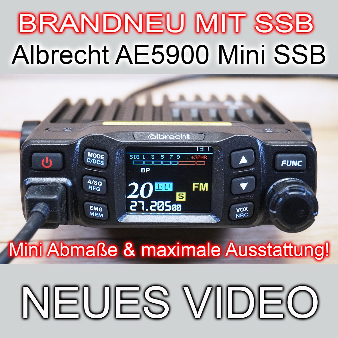 Das neue Albrecht AE5900 Mini SSB ist bei mir gelandet. Meine ersten Eindrücke findet ihr im neuen Video auf meinem YouTube Kanal! https://youtu.be/r6ZNBQy7FH4
#cbfunk #albrecht #ae5900 #blackout #outdoor