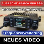 Albrecht AE5900 MINI SSB – Frequenzerweiterung – HAM-Mode & HF-Mode! LINK: https://youtu.be/br43iP_fw84 #cbfunk #albrecht #ae5900 #blackout #outdoor