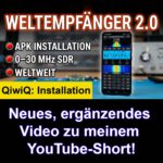 QiwiQ 2.05 - Weltempfänger für die Hosentasche! Neues Video über die Installation von QiwiQ auf meinem Android Smartphone: https://youtu.be/sqhM2vs6sJg  #qiwiq #amateurfunk #cbfunk #blackout #outdoor